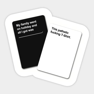 Cards Against Humanity - Family Holiday Sticker